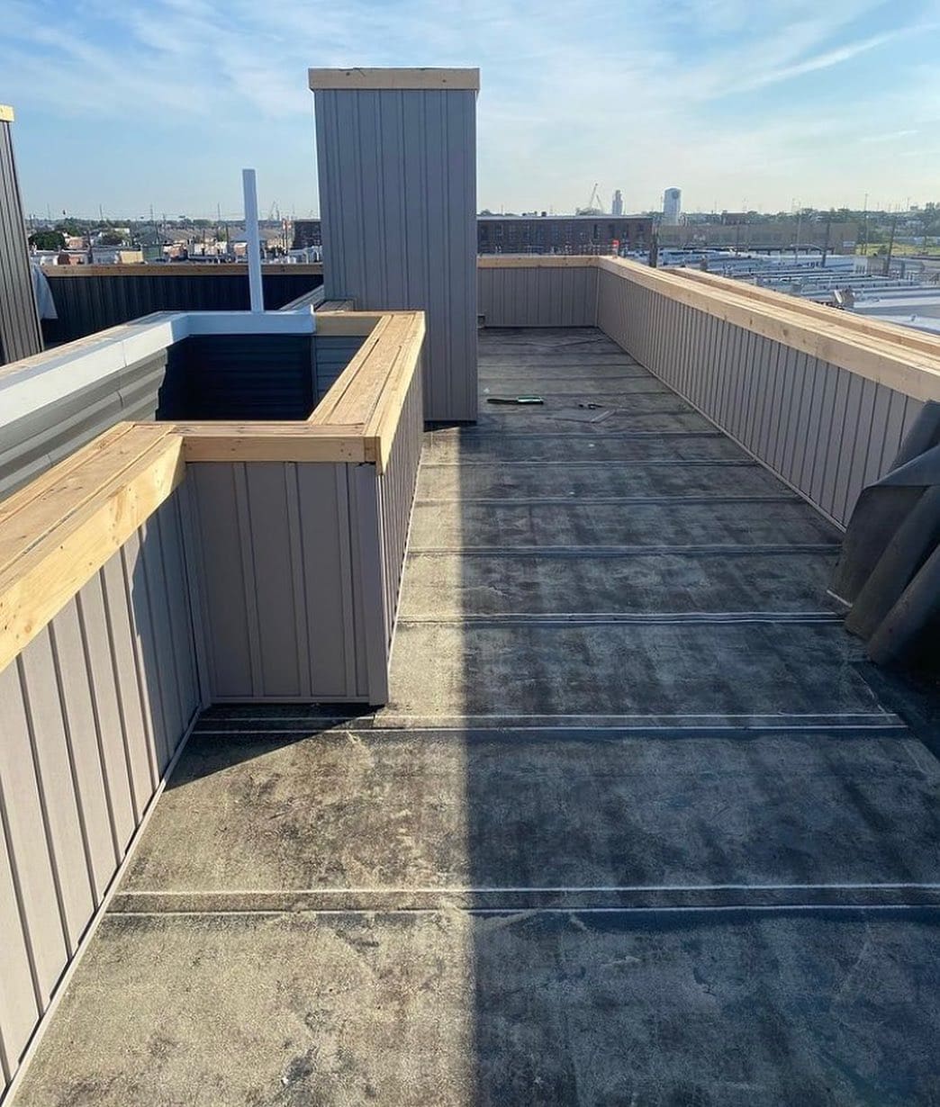 Roof Deck project by Garrison Roofing
