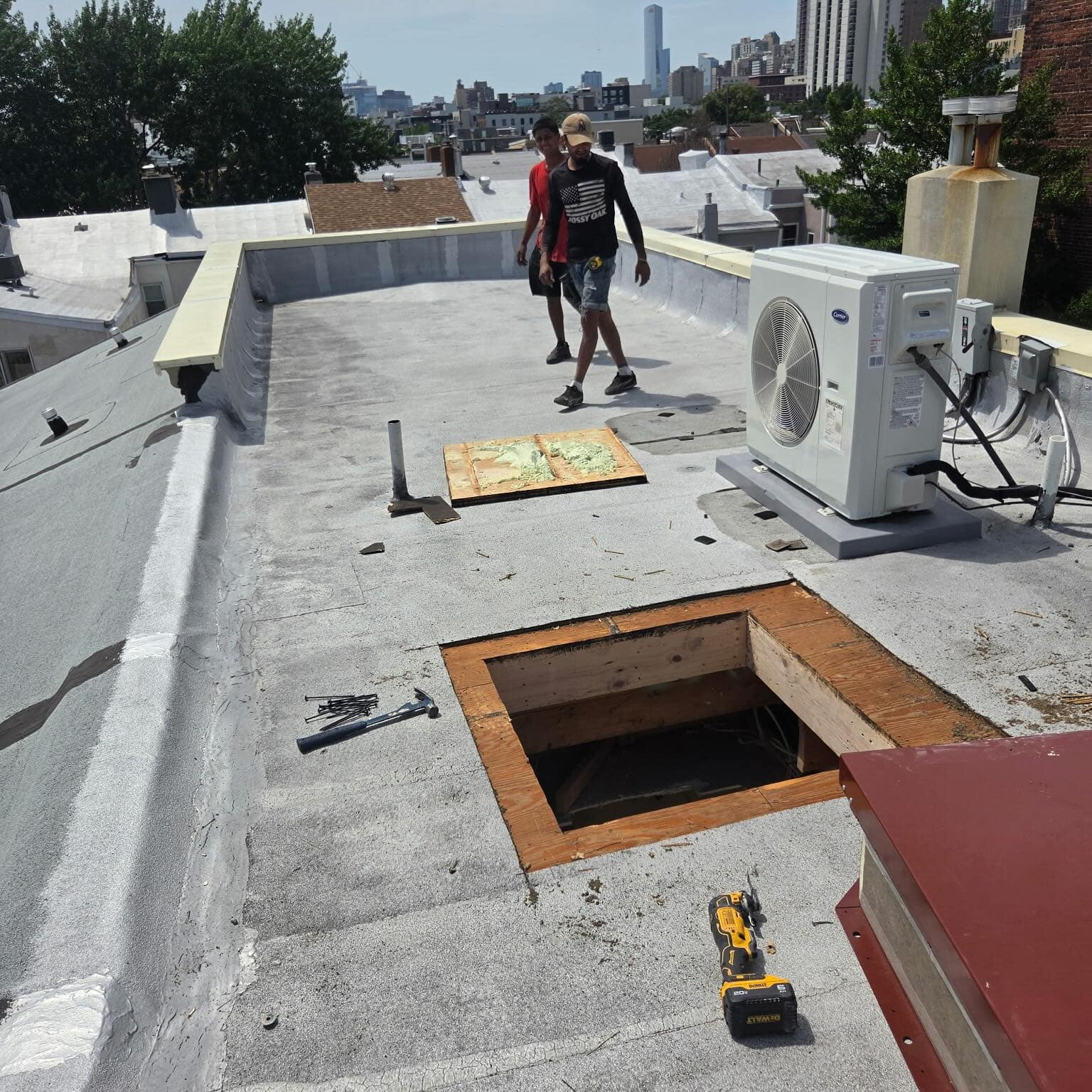 Flat Roof project by Garrison Roofing